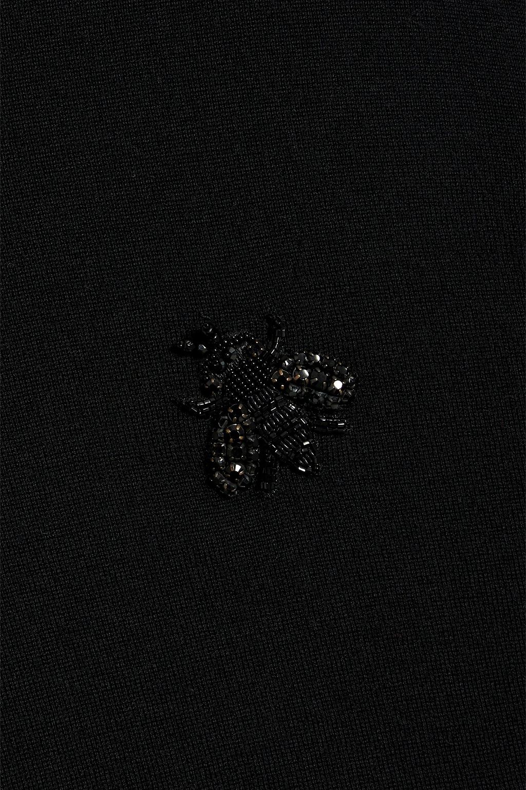 DOLCE&GABBANA Bead-embellished cashmere sweater