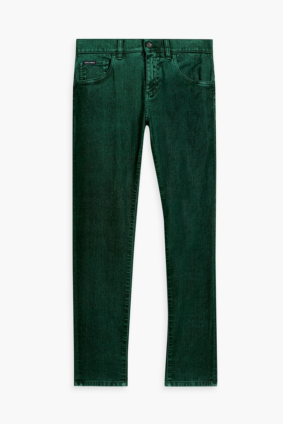 Dolce & Gabbana Skinny-fit Denim Jeans In Green