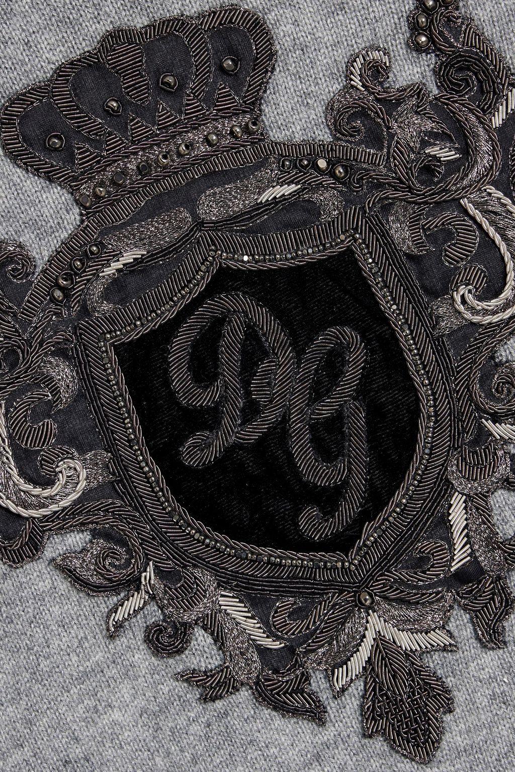 DOLCE&GABBANA Embellished cashmere sweater