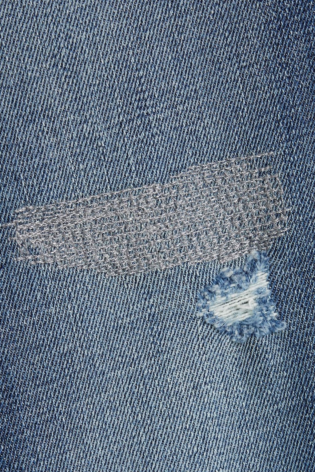 DOLCE&GABBANA Skinny-fit distressed denim jeans