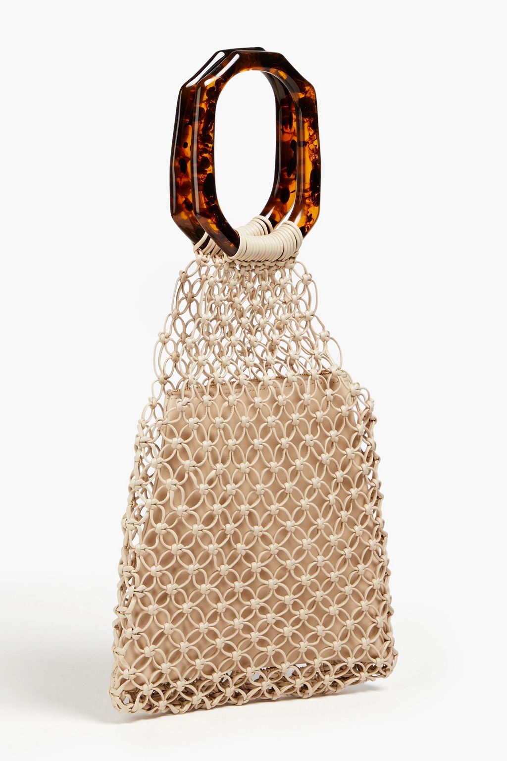 SIMKHAI Myla embellished macramé leather tote