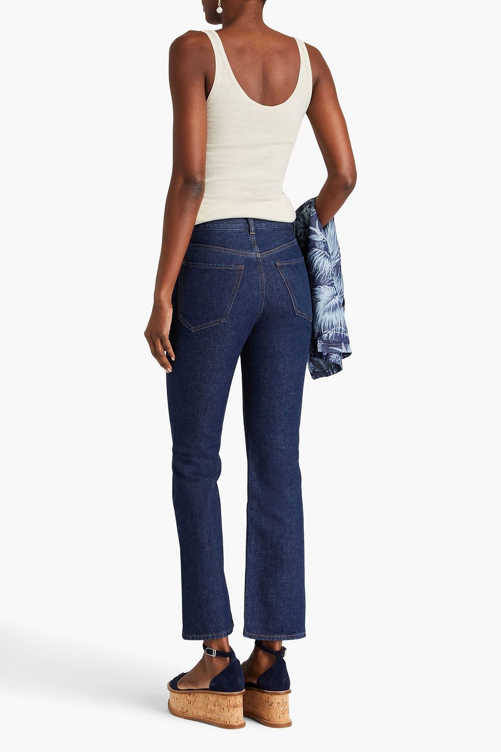 CHLOÉ جينز بقصّة بوت كت وبخصر عالٍ