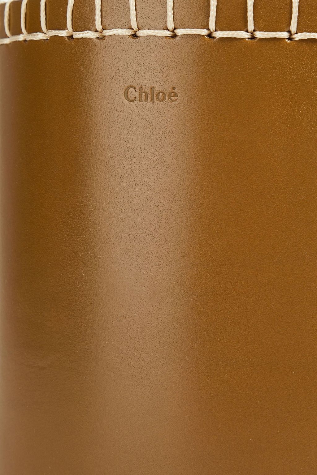 CHLOÉ Louela leather bucket bag