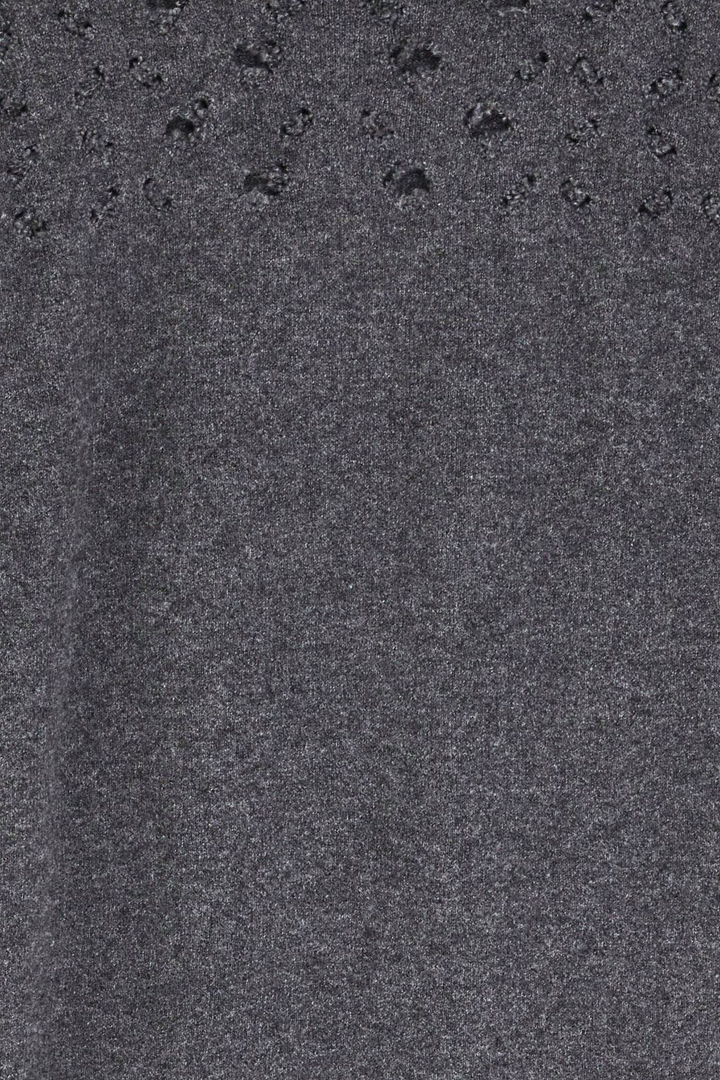 SEE BY CHLOÉ Midi-Strickkleid in Distressed-Optik