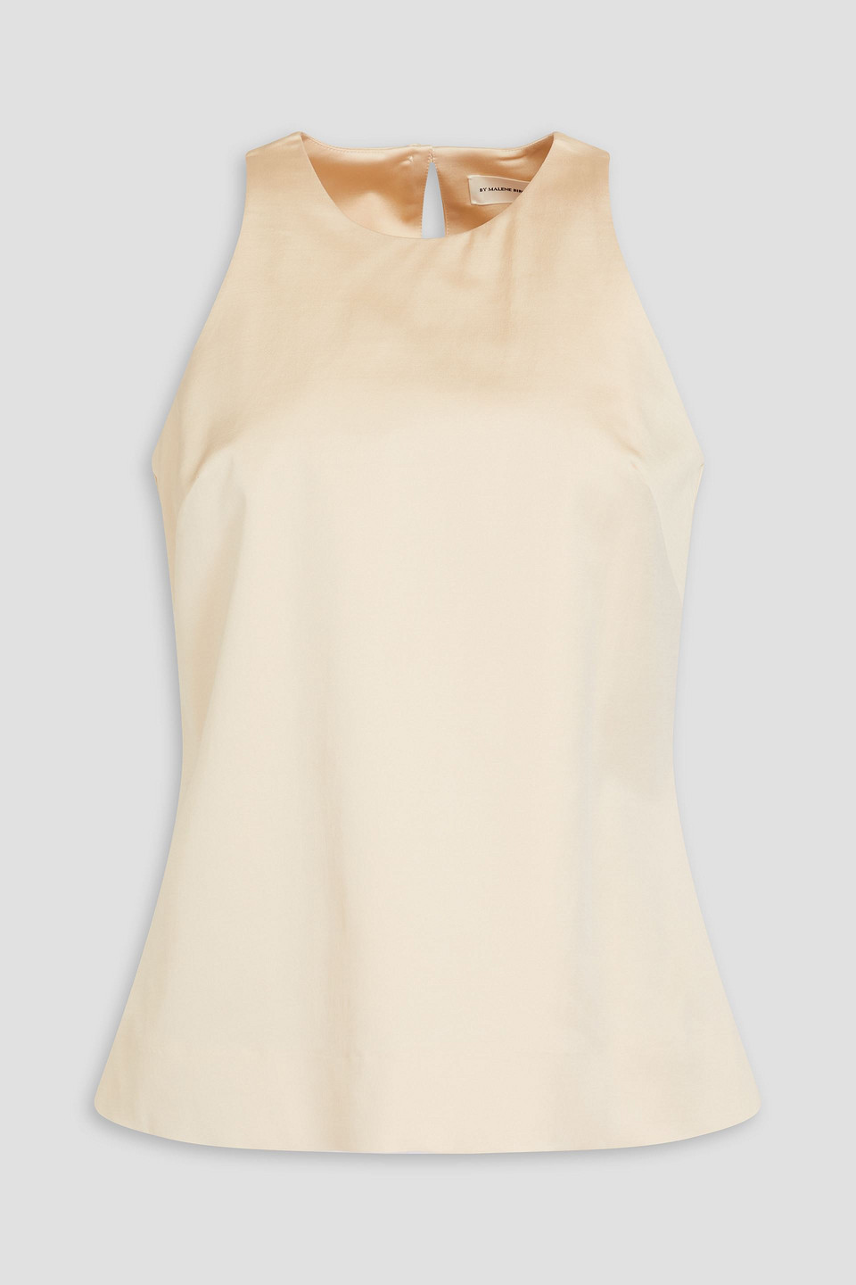 By Malene Birger - Malida wool-blend gazar top - White