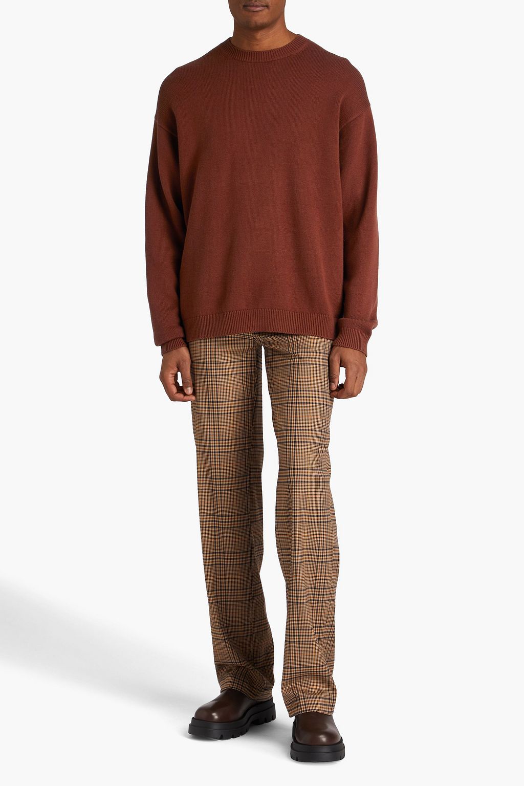 STUDIO NICHOLSON Nimbus oversized merino wool and cotton-blend sweater