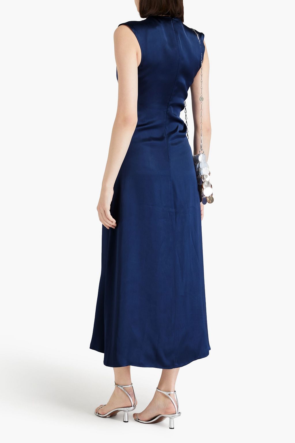 LOULOU STUDIO Copan cutout satin midi dress
