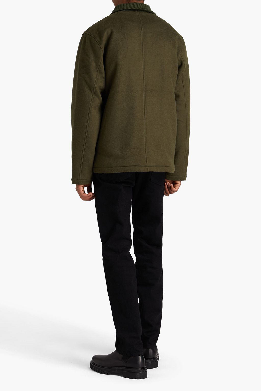 OFFICINE GÉNÉRALE 브러시드 울 펠트 재킷