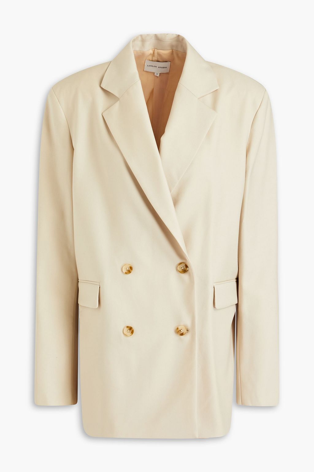 LOULOU STUDIO Double-breasted wool twill blazer | THE OUTNET