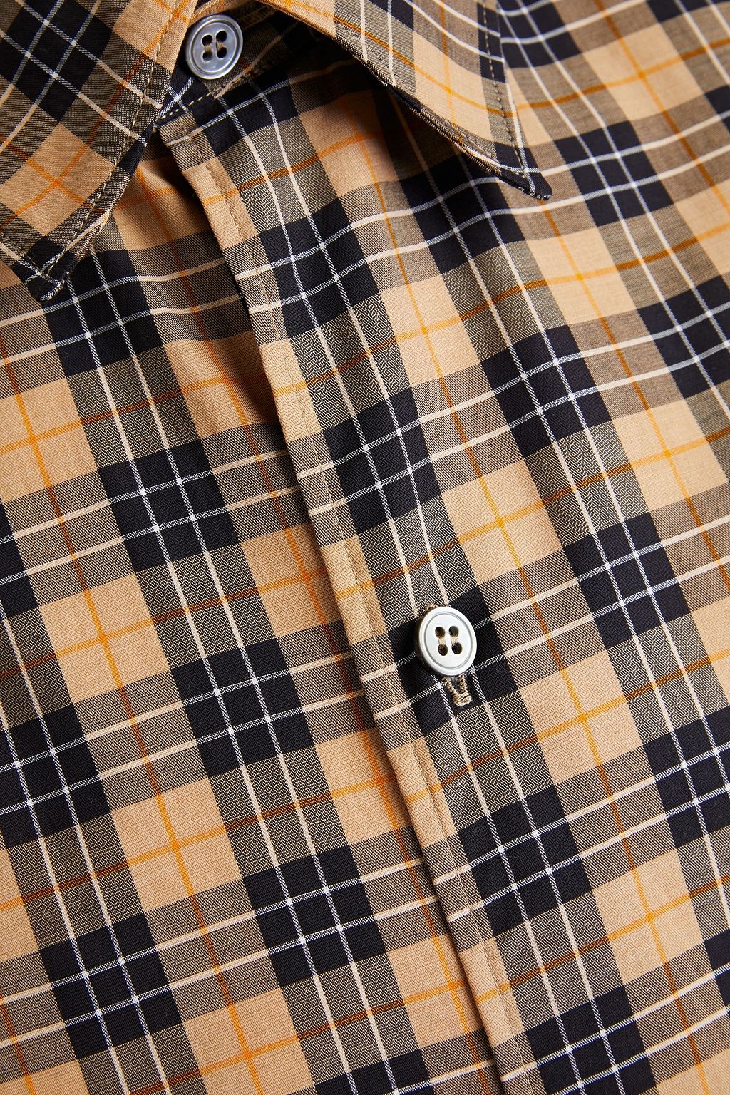 STUDIO NICHOLSON Checked cotton shirt