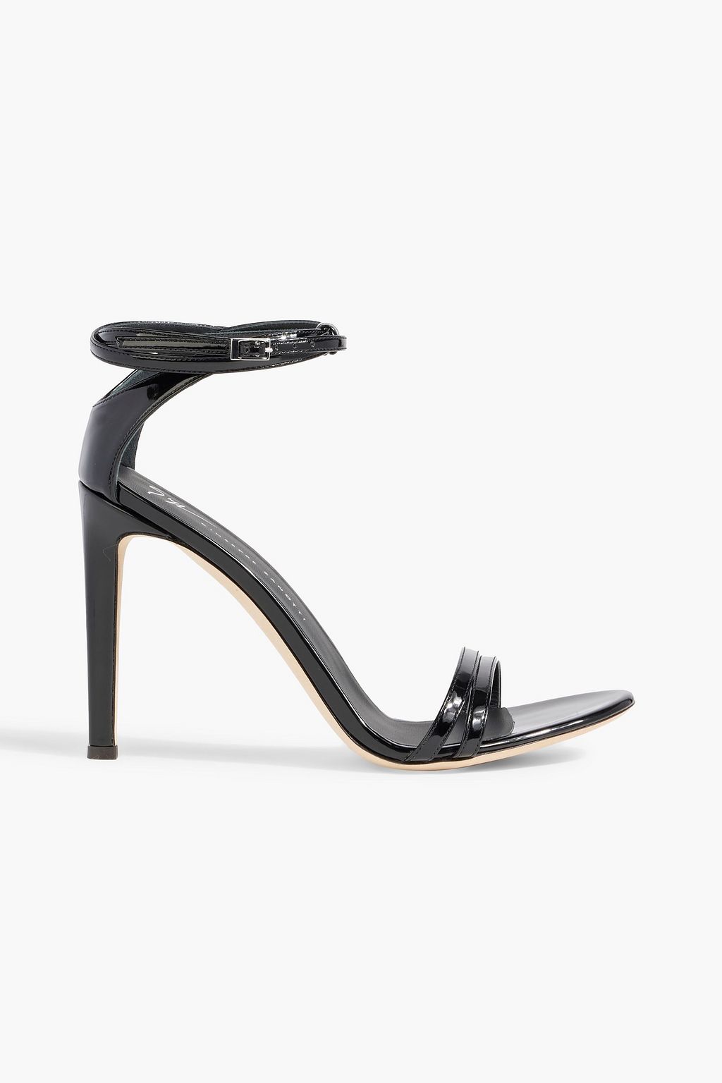 GIUSEPPE ZANOTTI Catia faux patent-leather sandals | THE OUTNET