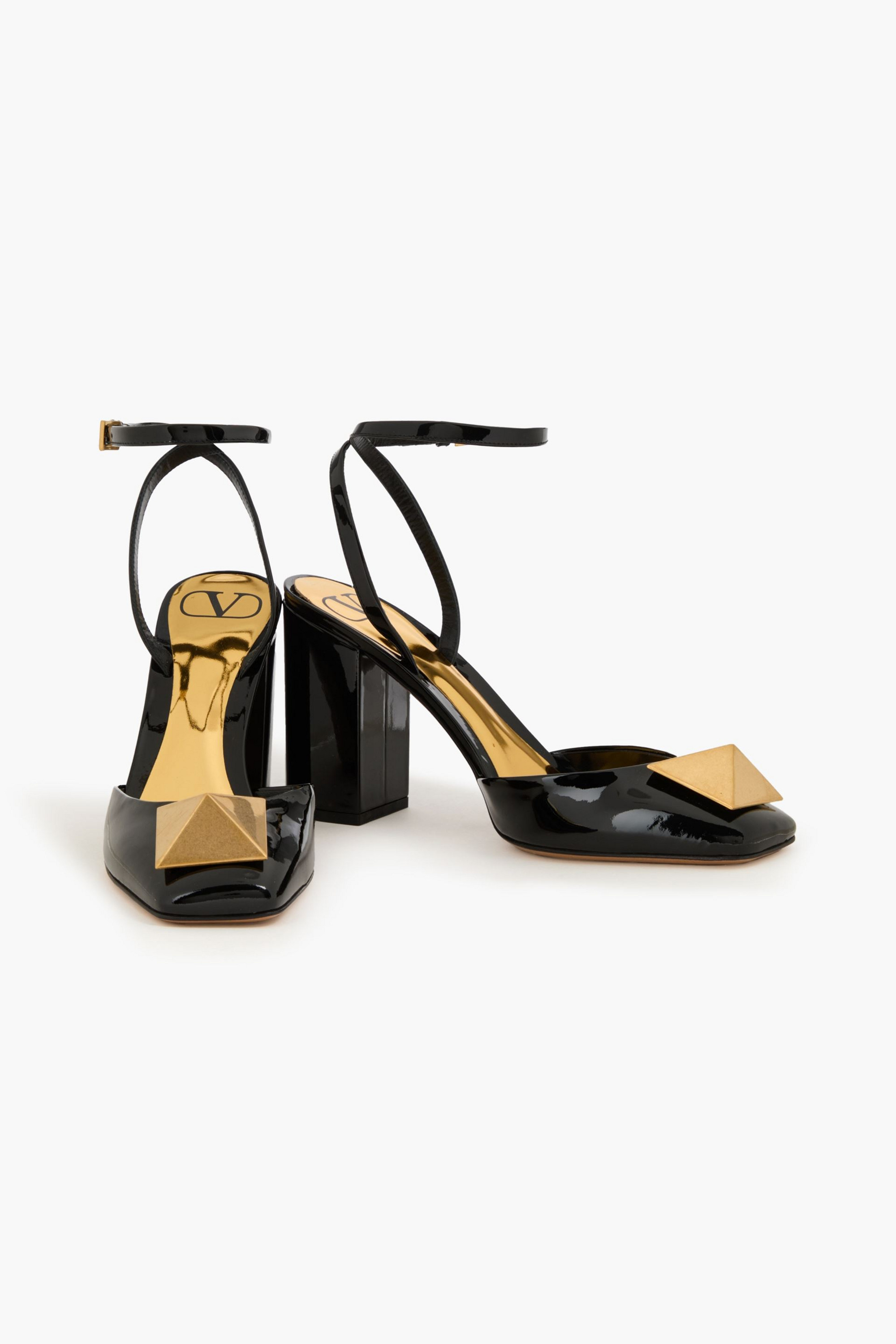 Valentino Garavani One Stud patent-leather pumps thumbnail