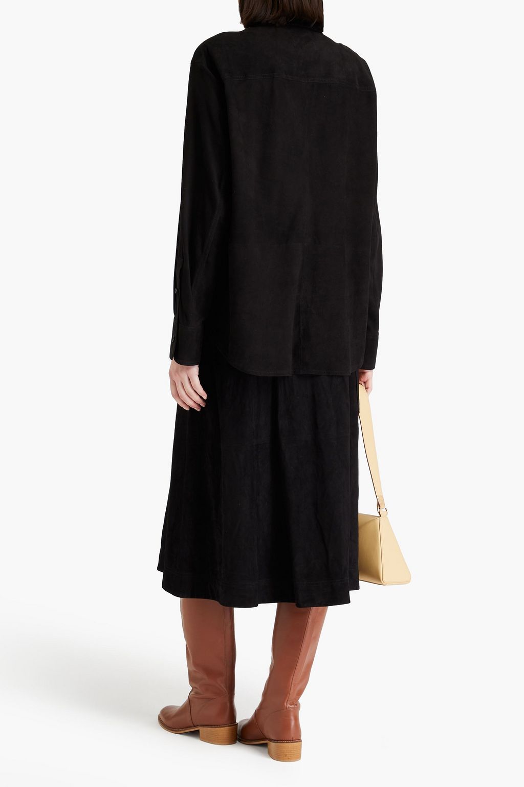LOULOU STUDIO Ora suede shirt