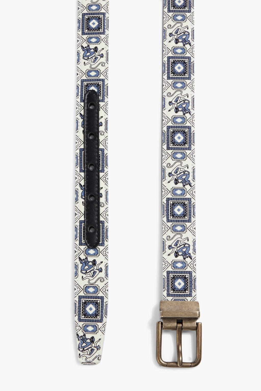 DOLCE&GABBANA Printed canvas belt