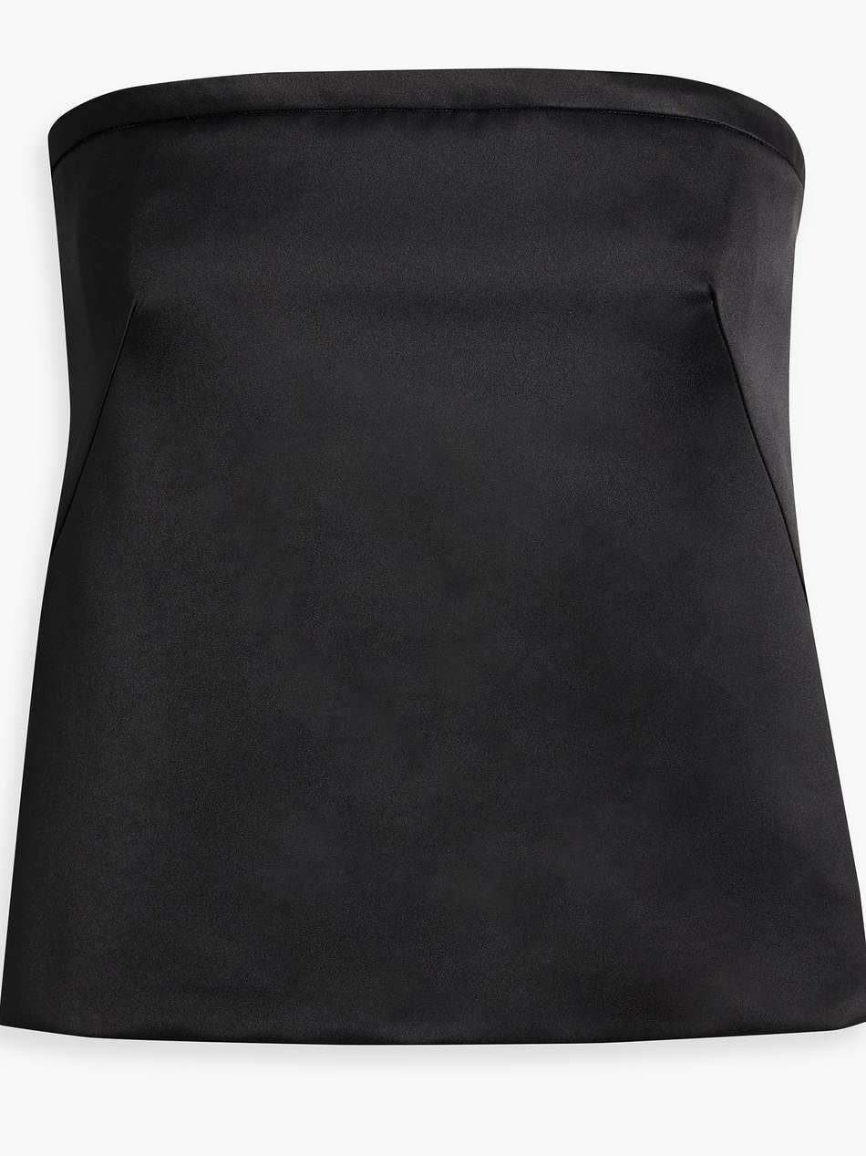 tandy strapless satin top