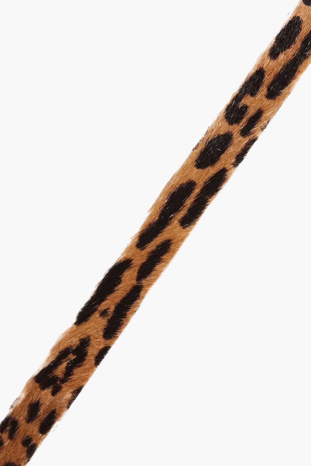 DOLCE&GABBANA Leopard-print calf-hair and leather belt