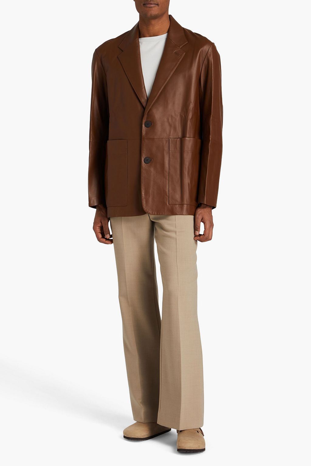 STUDIO NICHOLSON Condes leather blazer
