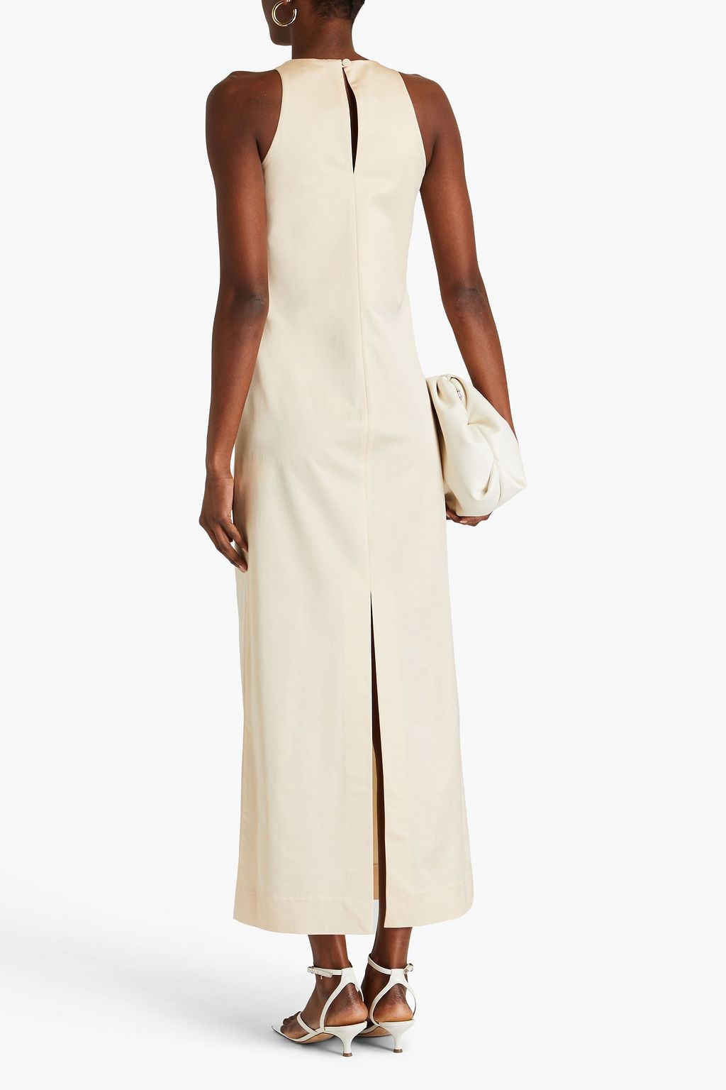BY MALENE BIRGER 울 혼방 크레이프 드 신 맥시 드레스