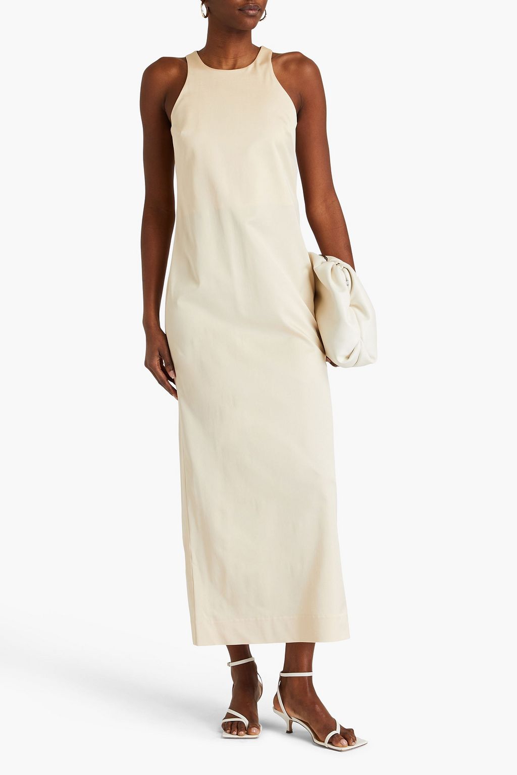 BY MALENE BIRGER 울 혼방 크레이프 드 신 맥시 드레스
