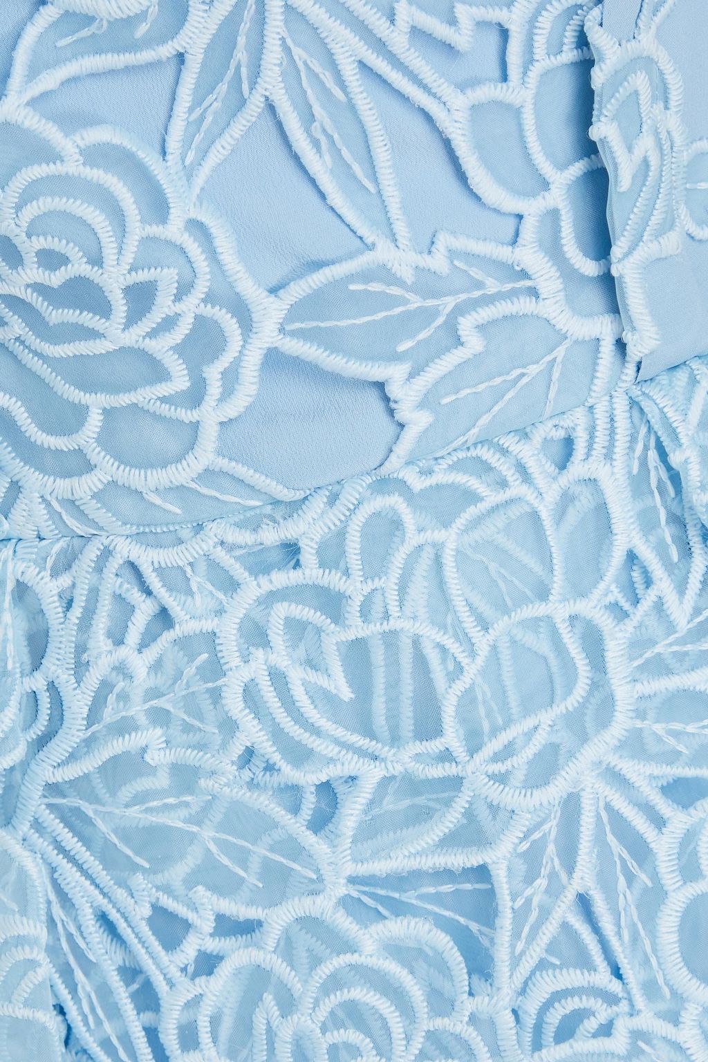 EMILIA WICKSTEAD Layered organza midi dress