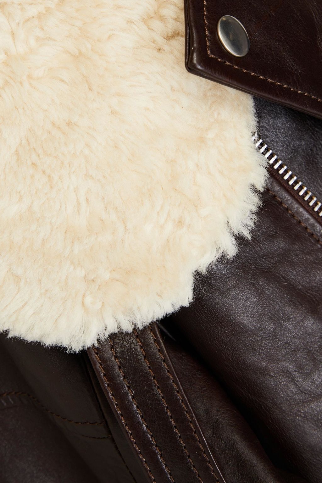 BY MALENE BIRGER Belted leather biker jacket