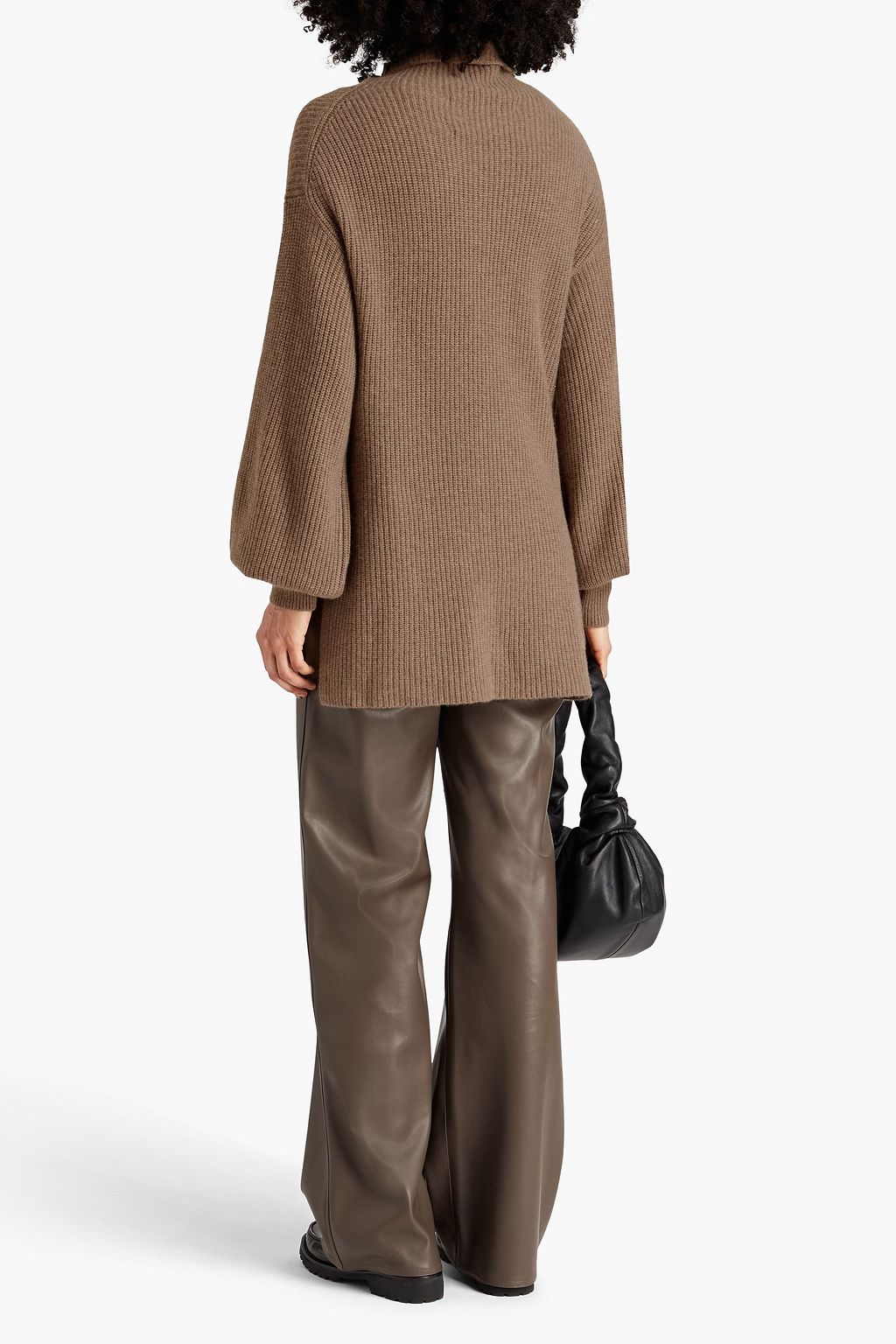 BY MALENE BIRGER Camila ribbed cashmere turtleneck sweater