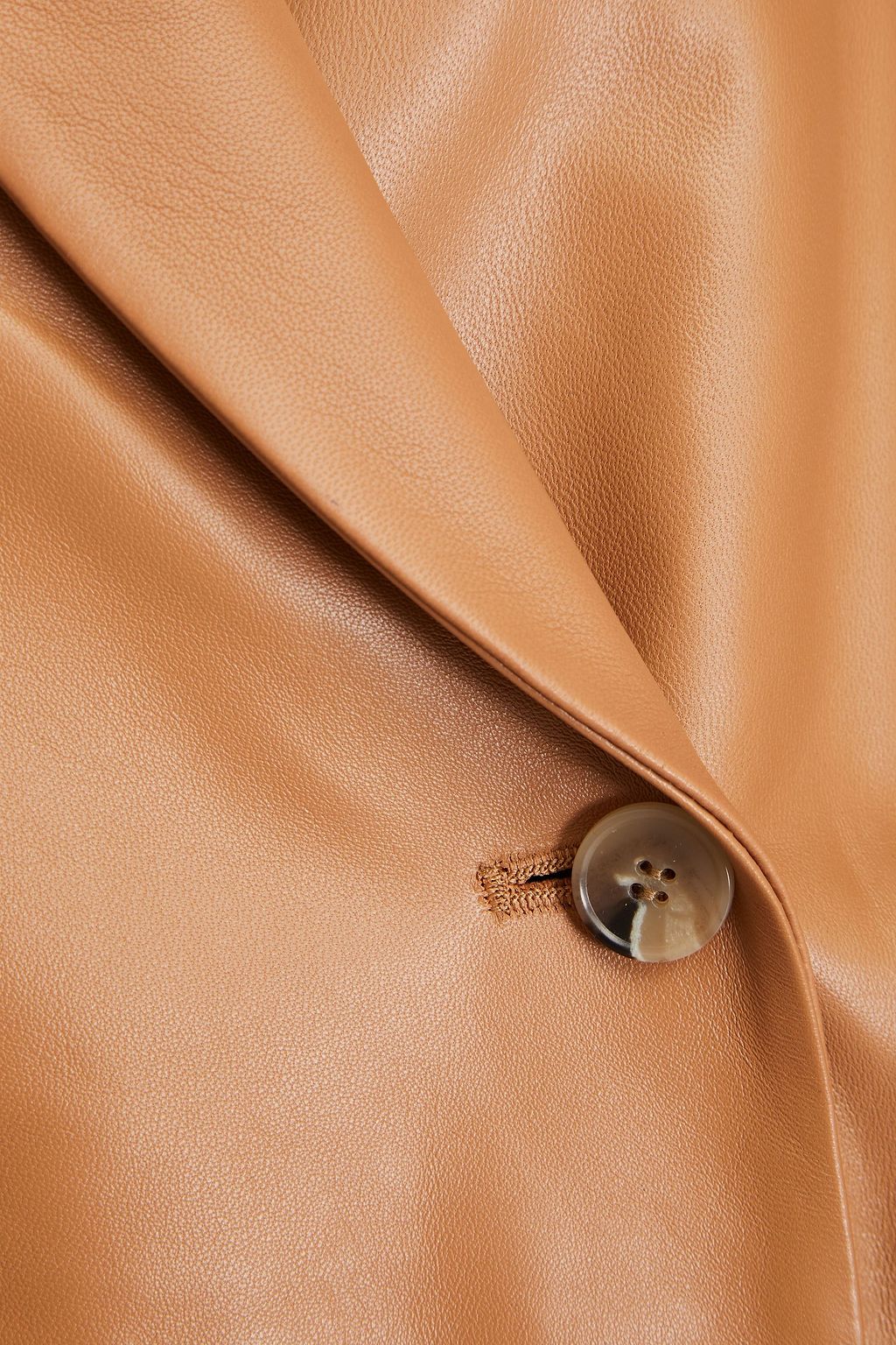 LOULOU STUDIO Davao double-breasted leather blazer