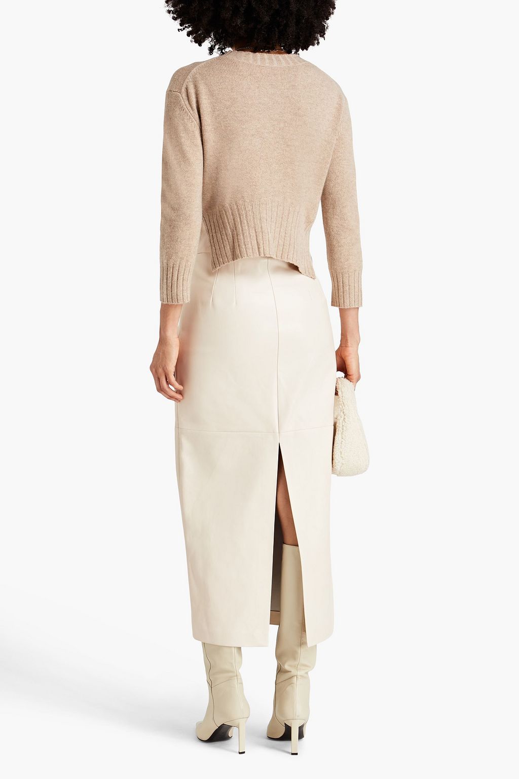 LOULOU STUDIO Mora cropped cashmere sweater