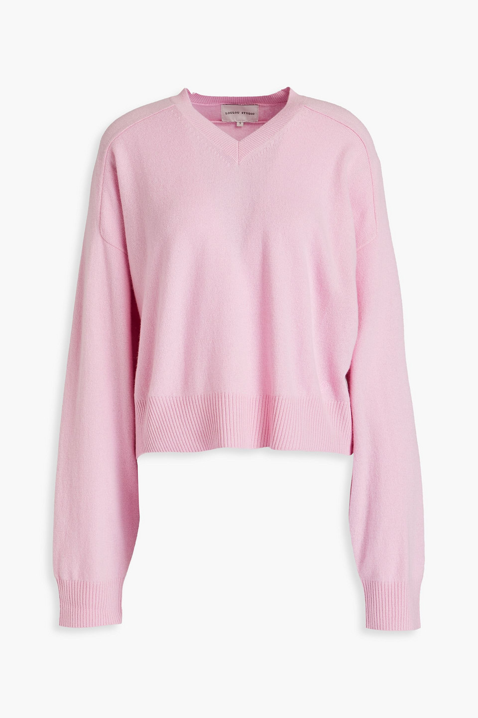 Loulou Studio Emsalo Cashmere Sweater In Baby Pink
