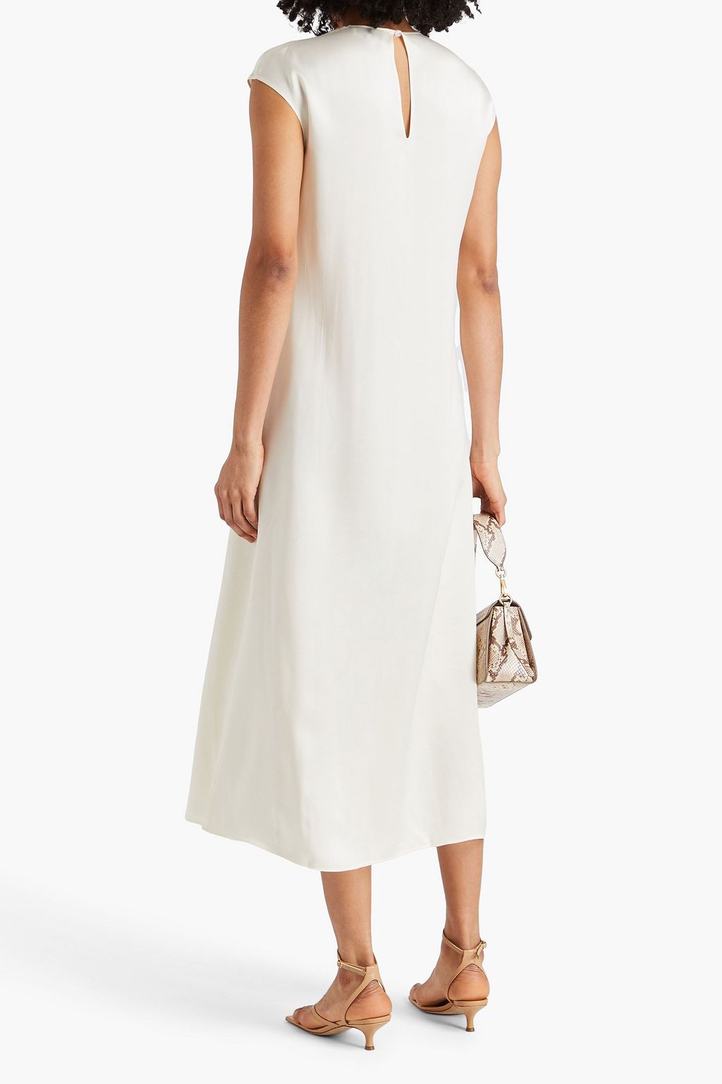 LOULOU STUDIO Dola silk-satin midi dress