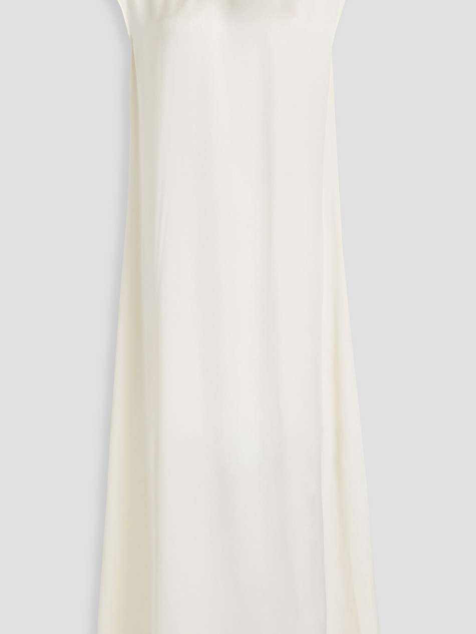 dola silk-satin midi dress