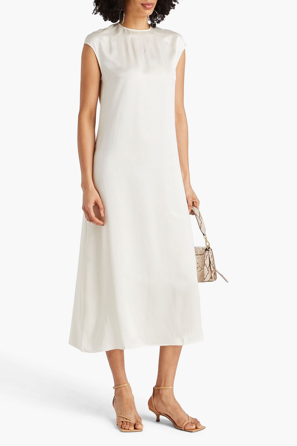 LOULOU STUDIO Dola silk-satin midi dress