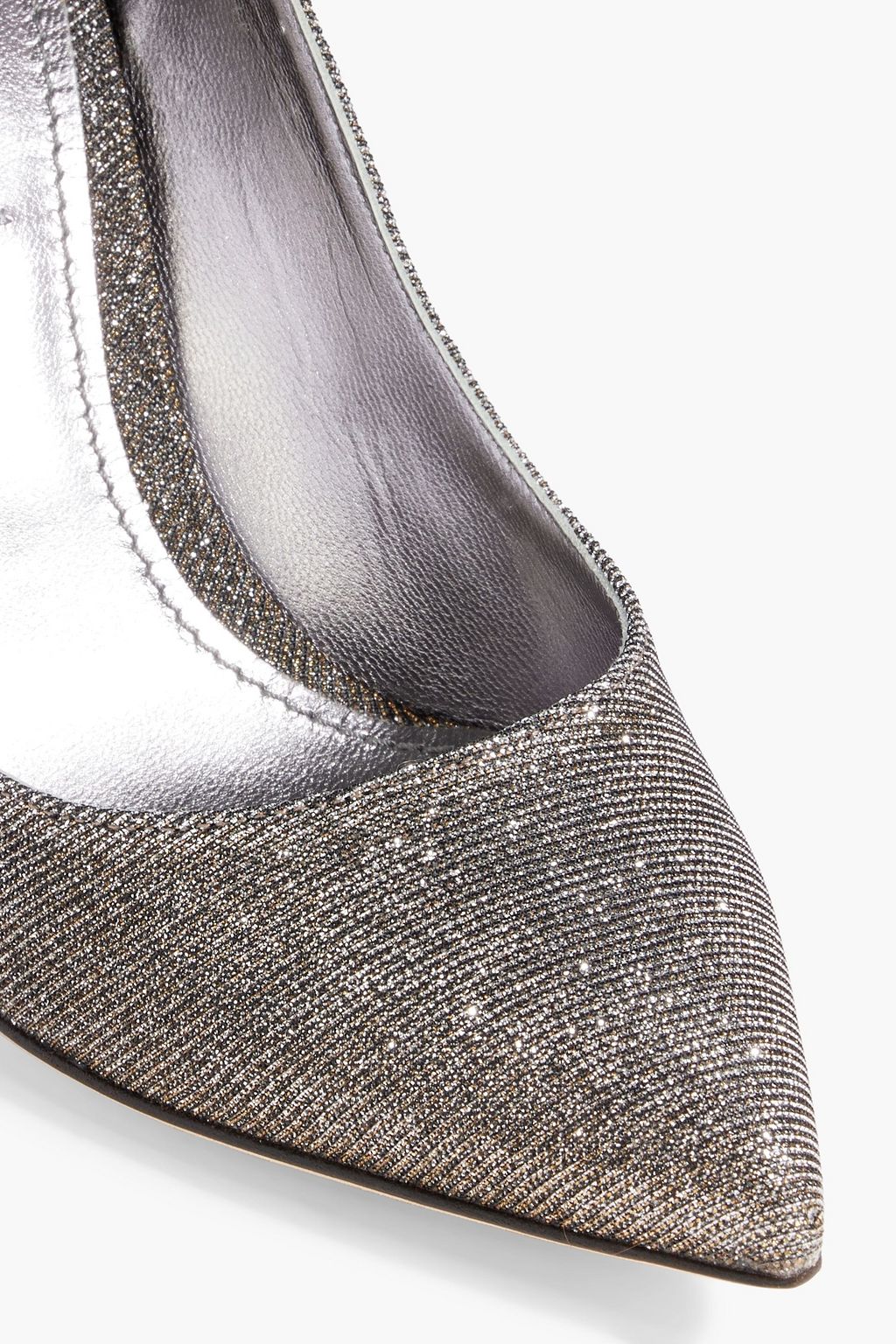DOLCE&GABBANA Lamé pumps