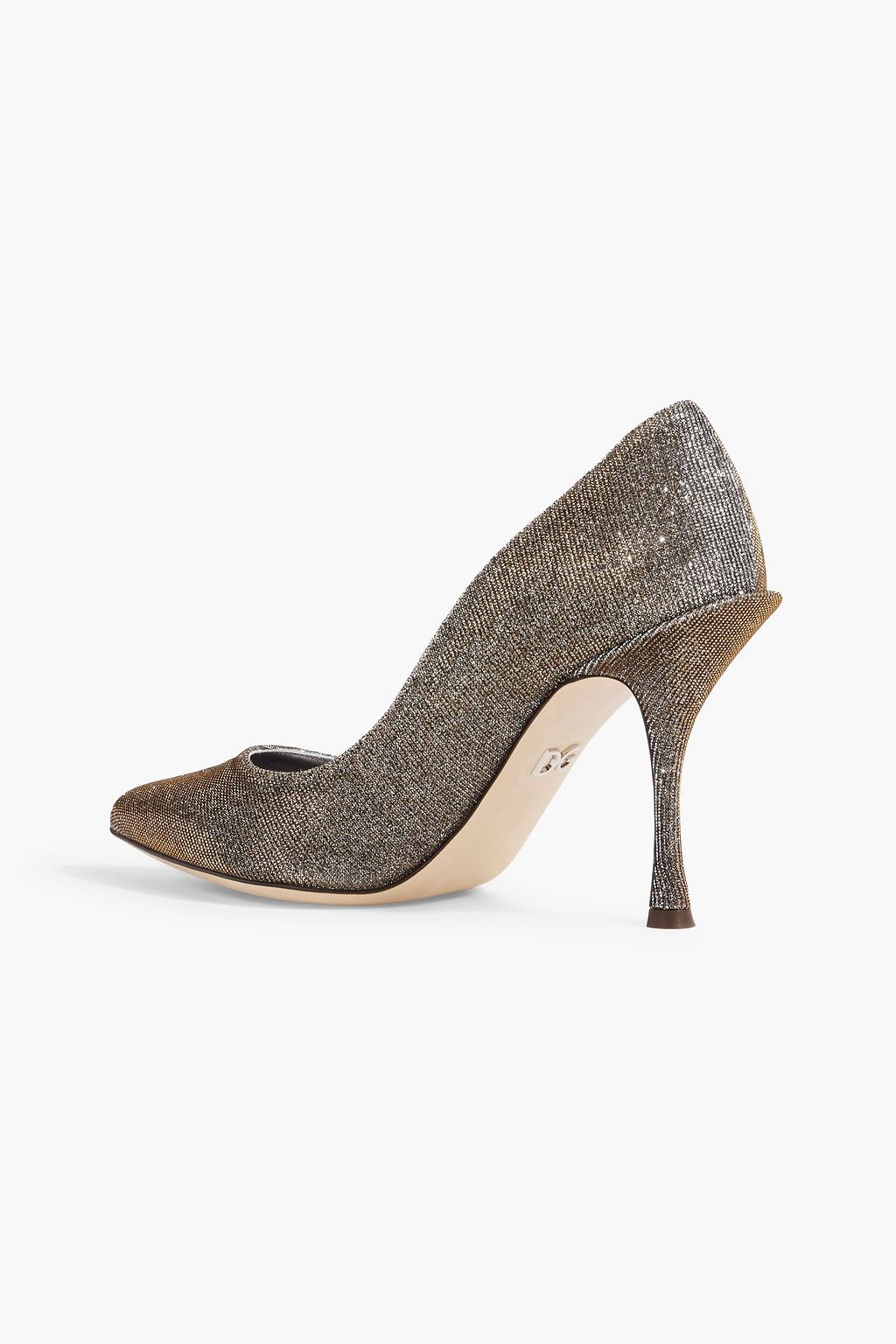 DOLCE&GABBANA Lamé pumps