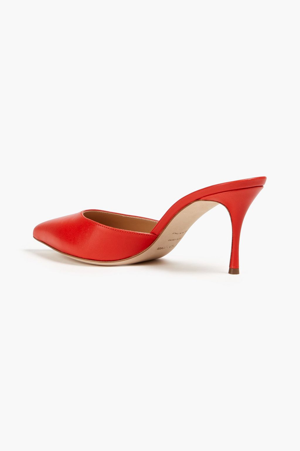 SERGIO ROSSI Leather mules