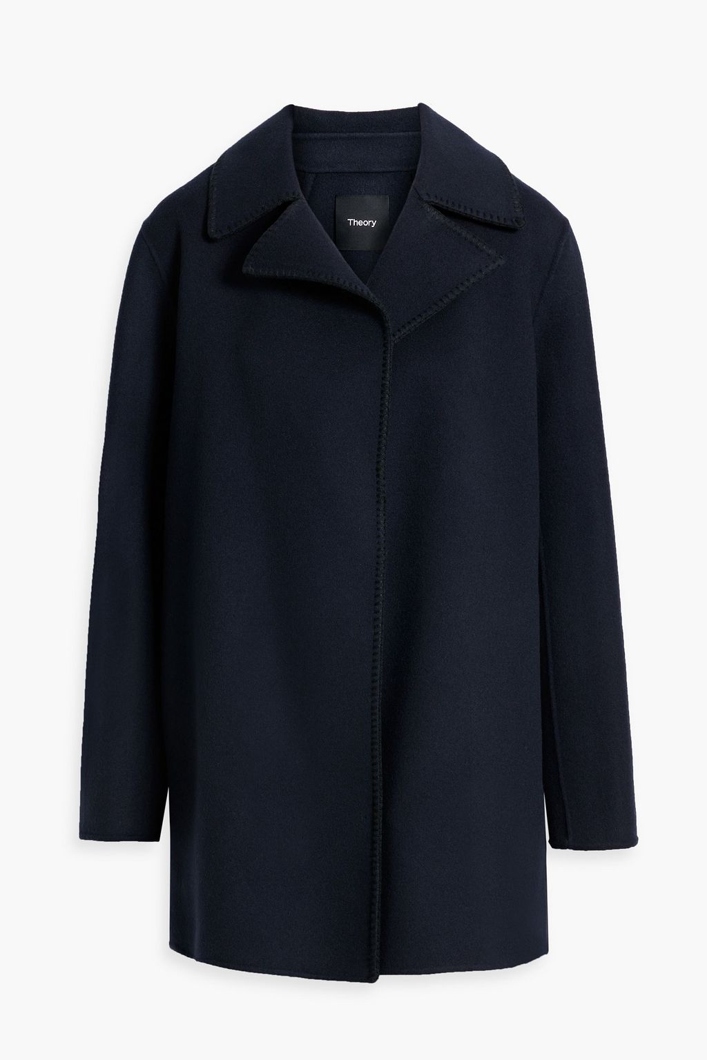 THEORY Brushed wool and cashmere-blend felt coat | THE OUTNET