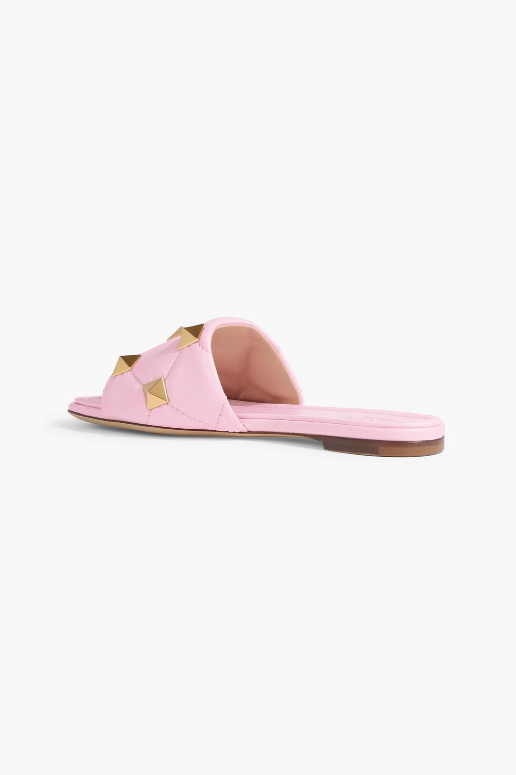 VALENTINO GARAVANI Roman Stud quilted leather slides