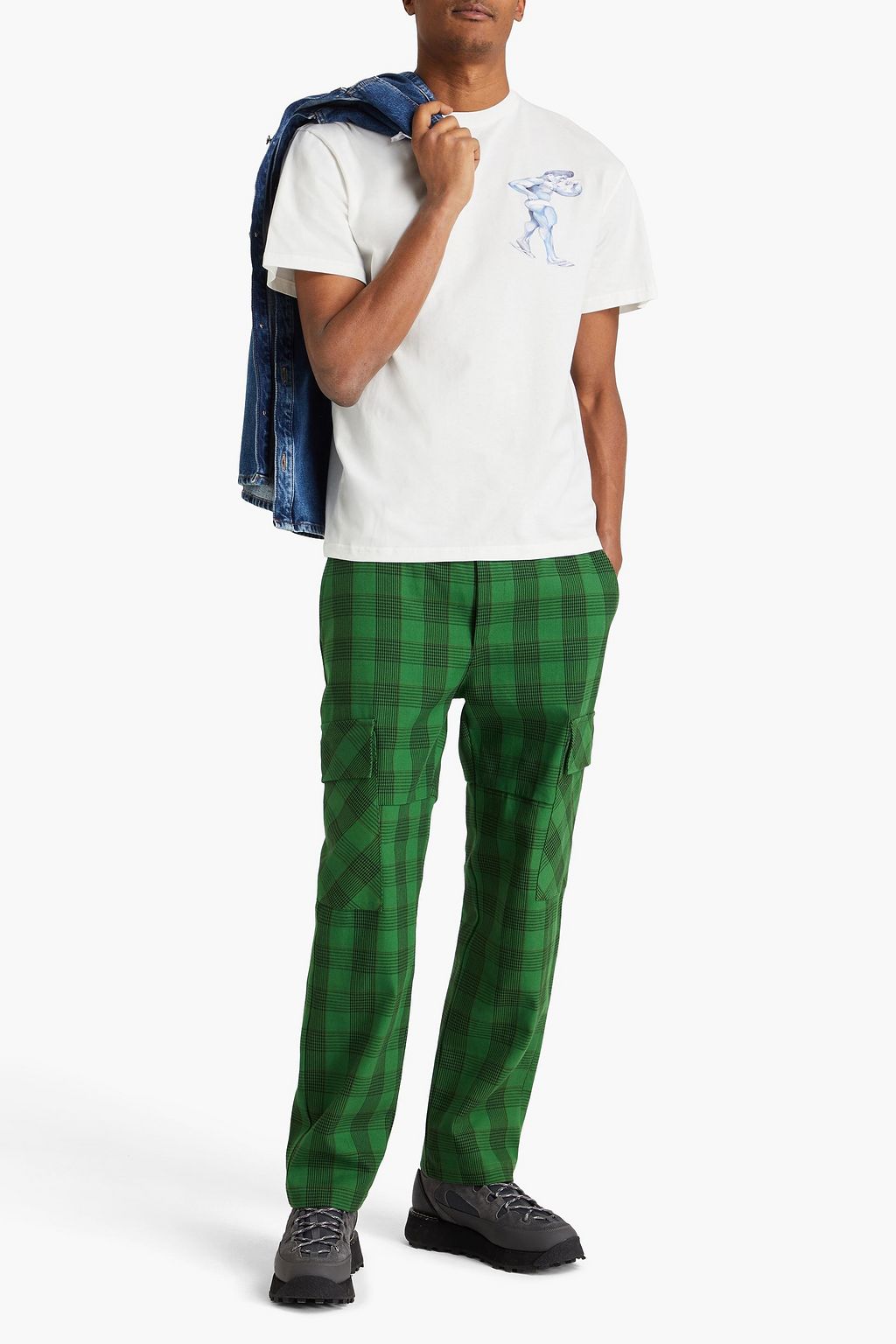 JW ANDERSON Printed cotton-jersey T-shirt