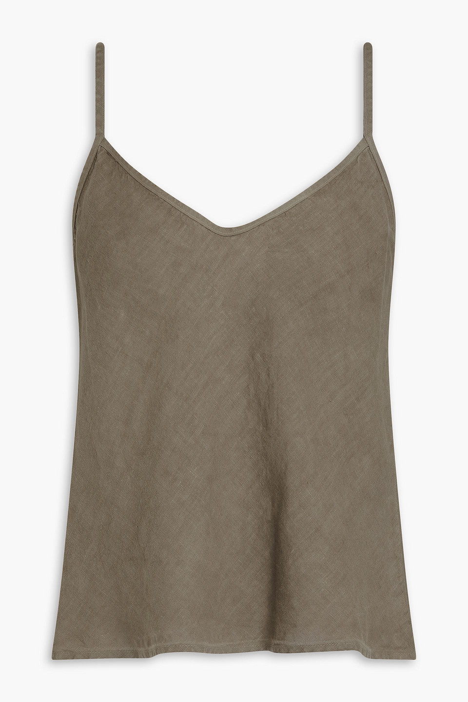 Enza Costa Linen Camisole In Sage Green