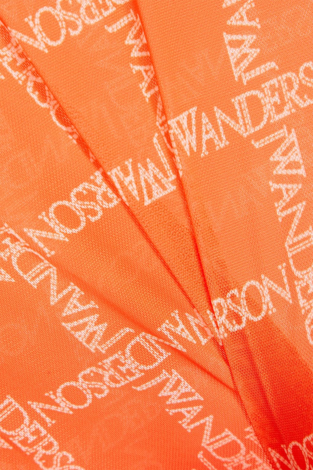 JW ANDERSON بلوزة مصنوعة من الشبك مزينة بطبعات