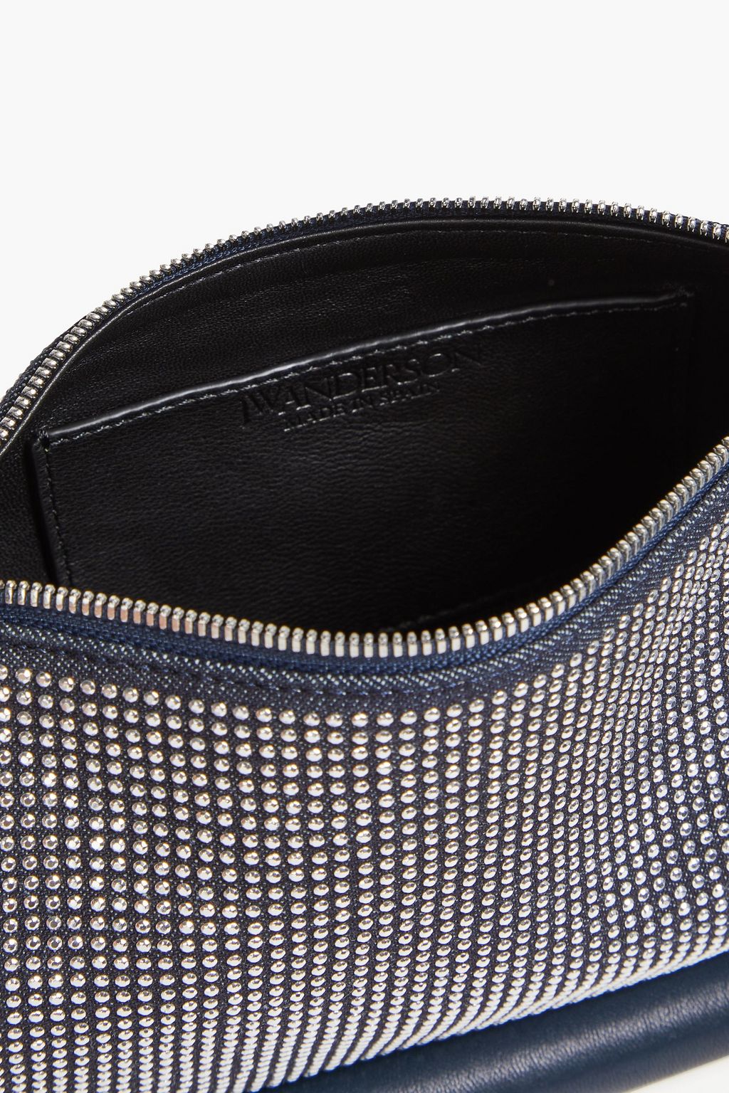JW ANDERSON Bumper 12 leather and denim shoulder bag