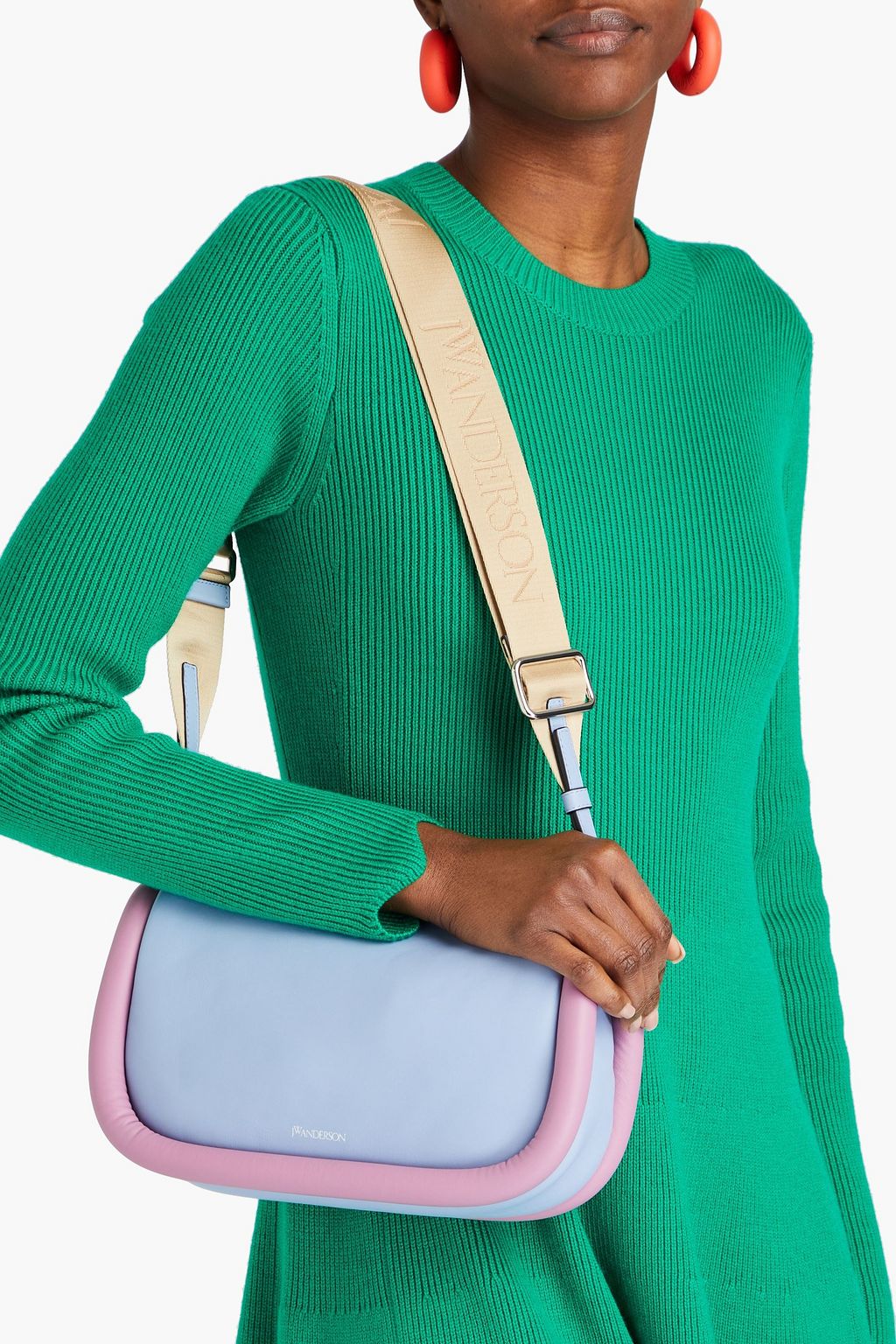 JW ANDERSON Bumper 17 two-tone leather shoulder bag