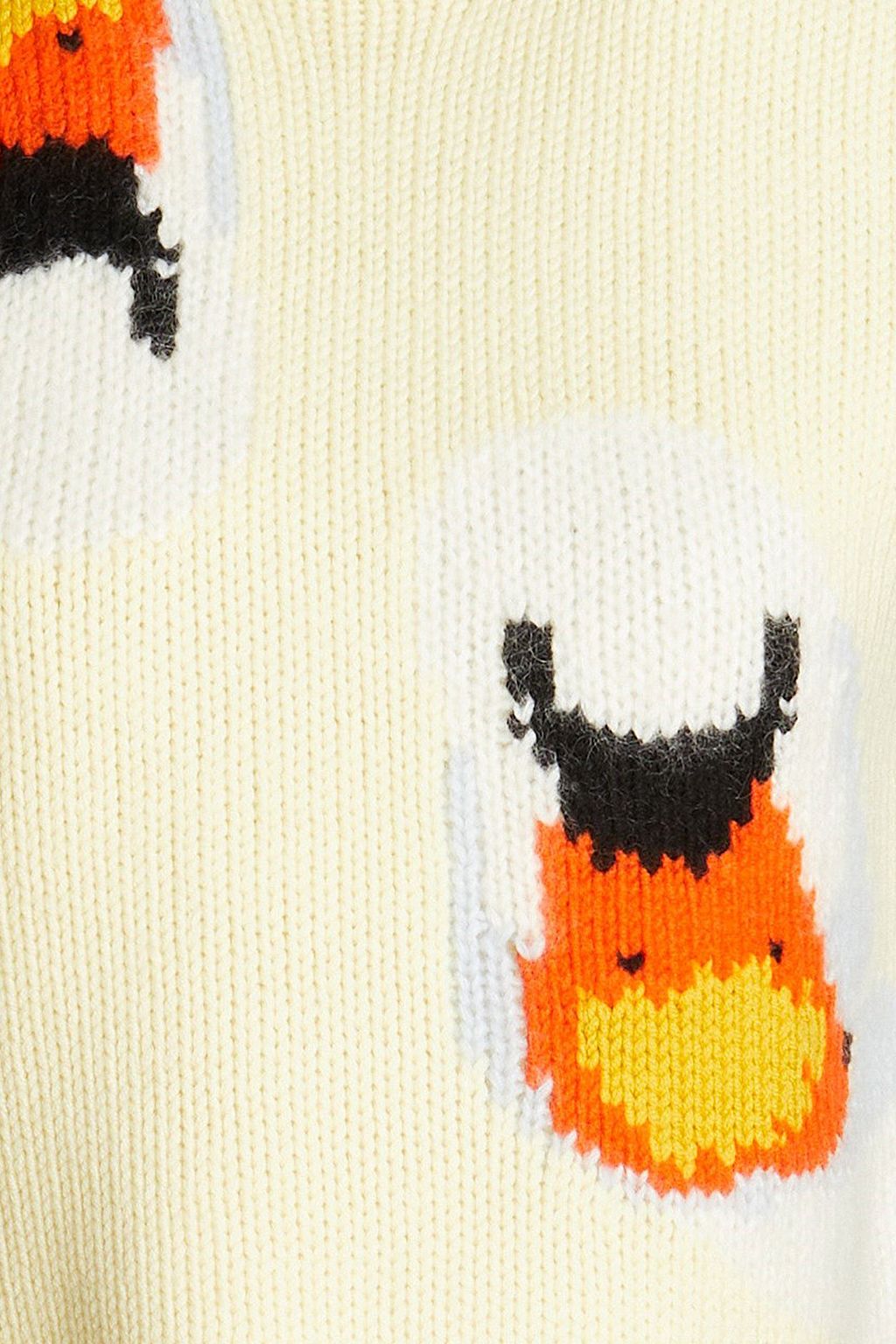 JW ANDERSON Cropped intarsia wool-blend vest