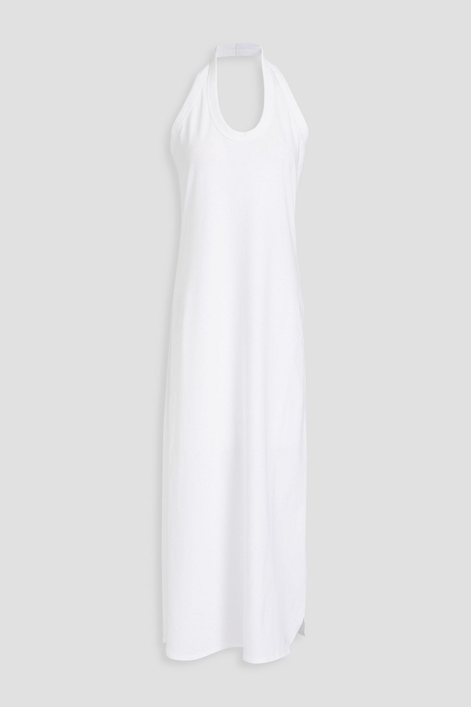 Loulou Studio - Neami Pima cotton-jersey midi dress - White - L