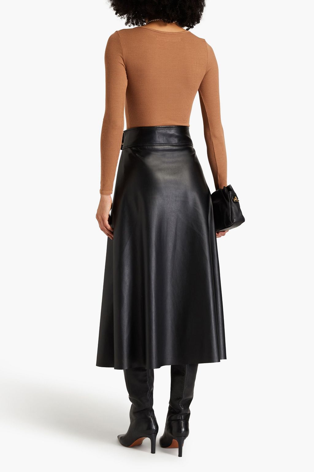 ENZA COSTA Ribbed jersey top