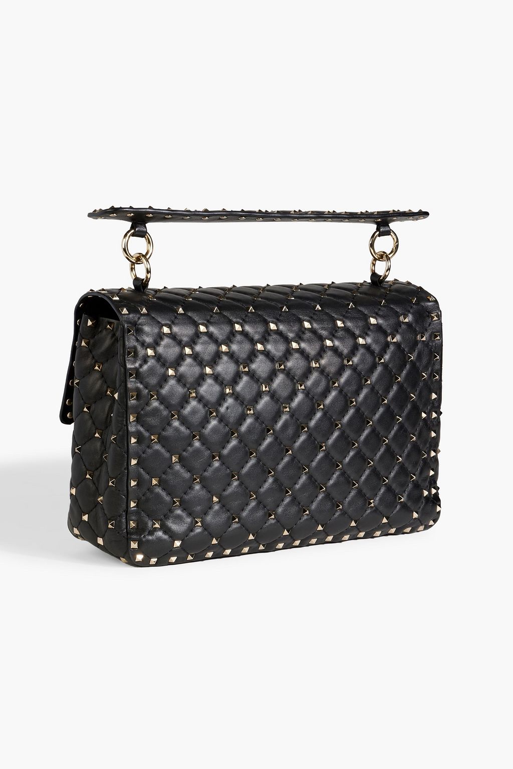 VALENTINO GARAVANI Rockstud quilted leather shoulder bag THE