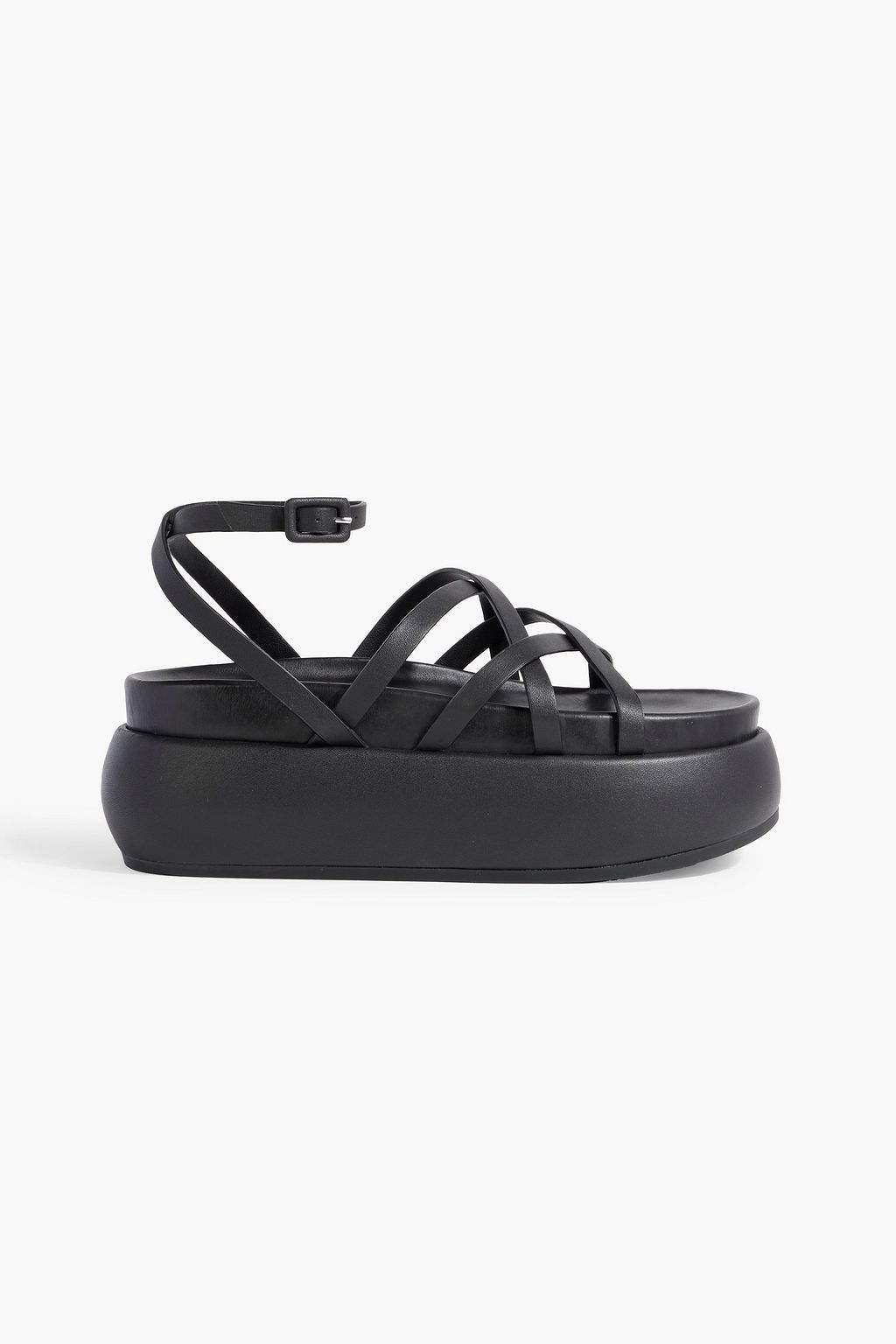 Buster leather platform sandals black EU 35