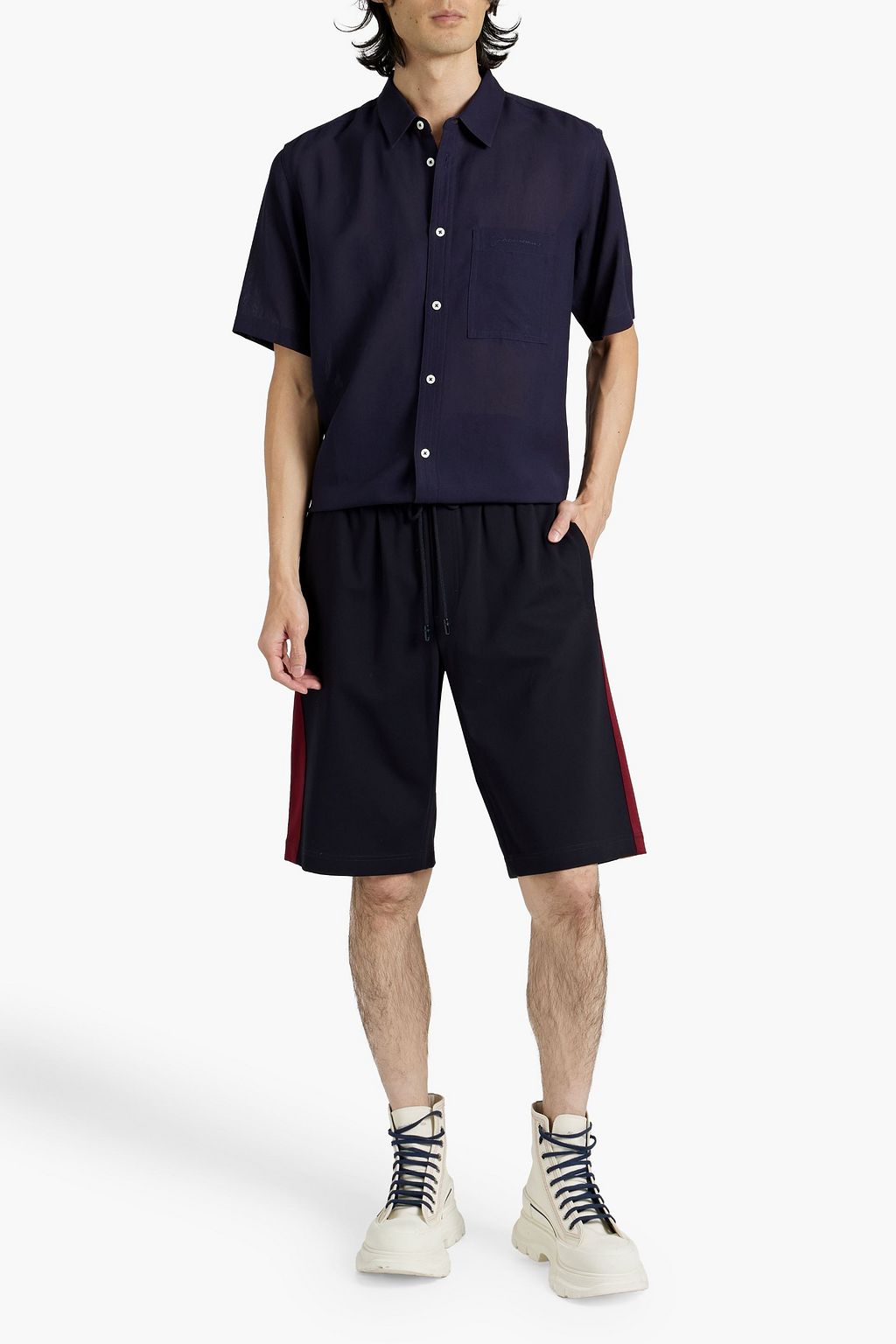 DOLCE&GABBANA Jersey drawstring shorts