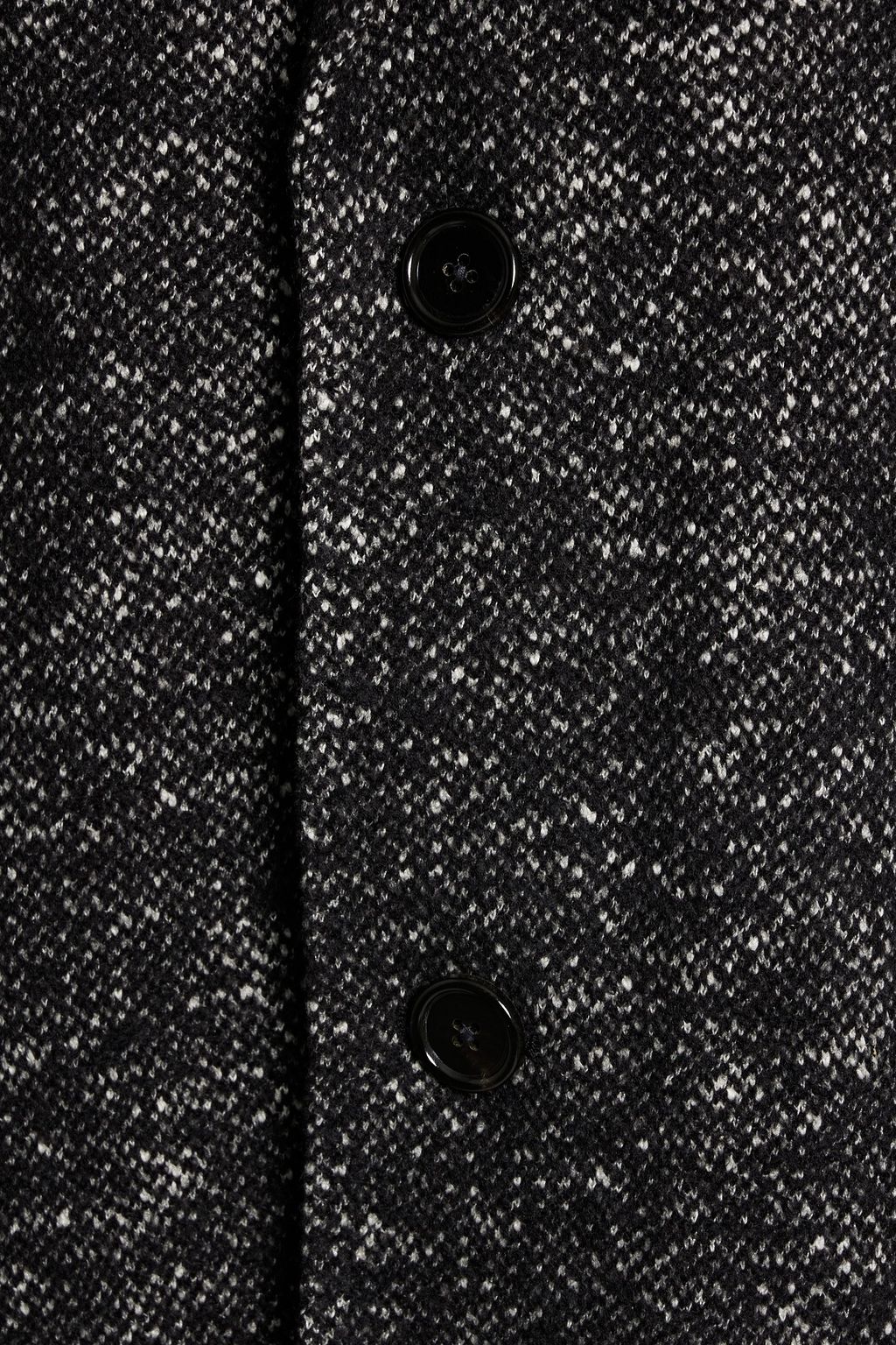 DOLCE&GABBANA Wool, cotton and cashmere-blend tweed coat