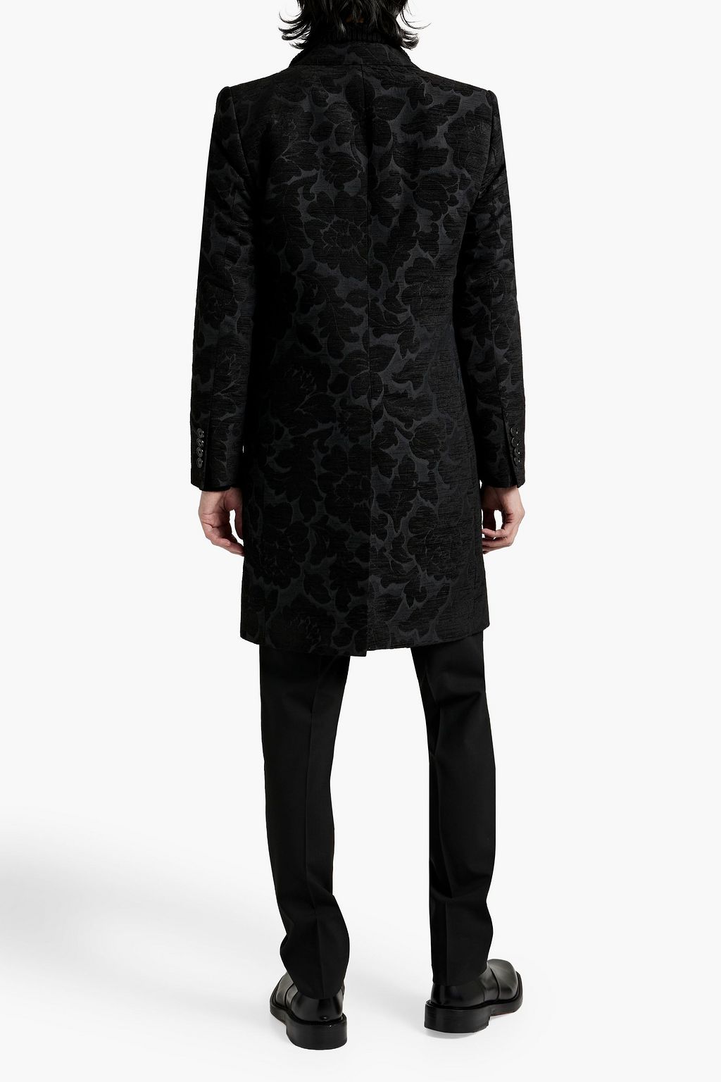 DOLCE&GABBANA Velvet-jacquard coat